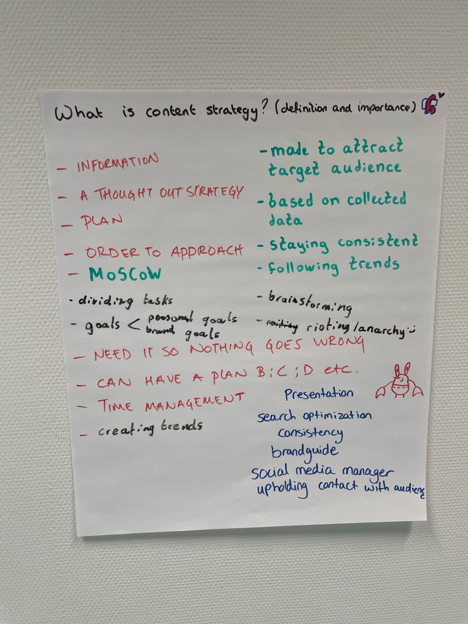 Content Strategy Workshop 2