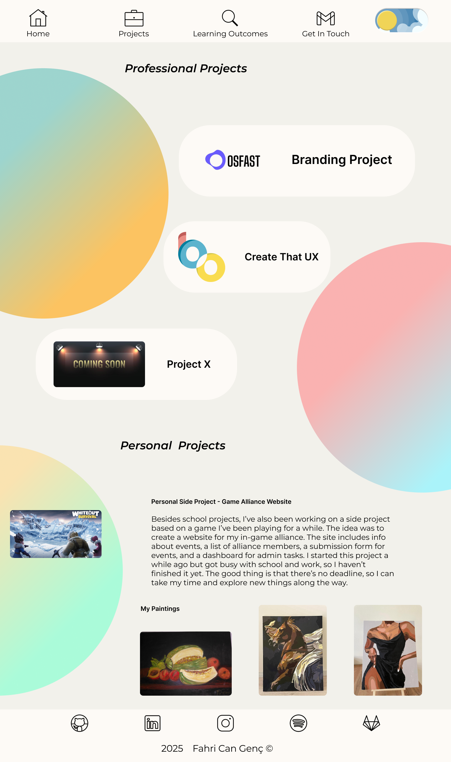 New Portfolio Prototype 2